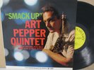 ART PEPPER QUINTET: Smack Up LP (1962 UK Contemporary MONO Vinyl EX+) LAC 12316