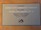 Mahler - Fischer-Dieskau - Furtwängler Pochette originale avec autographe