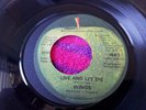 The Beatles Paul McCartney Apple 45 record LIVE AND LET DIE label ERROR 1973