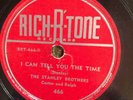 Rich-R-Tone 466 Stanley Brothers I CAN TELL YOU THE TIME Bluegrass 78 rpm V+