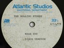 ROLLING STONES -  “MISS YOU” (Disco Version) 12? ACETATE From Manager