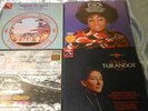 giacomo puccini konvolut 4 kartons, la boheme, madama butterfly, turandot, tosca