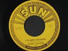 CHARLIE FEATHERS: Peepin' Eyes / I've Been Deceived 45 (repro, sl warp, blank l