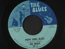 BIG MOOSE: Rambling Woman / Puppy Howl Blues 45 (sl lbl wear) Blues & R&B