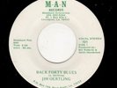COUNTRY/ROCKABILLY-JIM OERTLING-BACK FORTY BLUES/THE WORLD OF A WOMAN-M-A-N 101