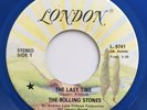 THE ROLLING STONES rare The Last Time blue vinyl Canadian NM CDN 45rpm