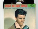 Ricky Nelson 45 rpm record and Picture Sleeve'' Be-Bop Baby'' Imperial Records''