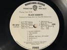 WHITE LABEL BLACK SABBATH DEBUT ALBUM 1970 PROMO US SELF TITLED LP