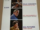 ALP 2106 MONO ELGAR CELLO CONCERTO DU PRE BARBIROLLI 1965 VINYL EX+.