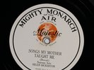 RARE Label  MIGHTY MONARCH OF THE AIR The World In Your Home - MAJESTIC E- 78