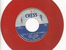 Rare Red Vinyl BUDDY MORENO Let's Go Down To The Tavern / Roses CHESS 45 VG