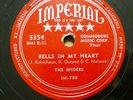 the SPIDERS doowop 78 BELLS IN MY HEART on vg++ Imperial b/w FOR A THRILL TB2141