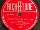 Rich-R-Tone STANLEY BROTHERS Tell You The Time  78 rpm Bluegrass E-