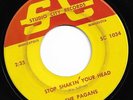 THE PAGANS Baba Yaga/Stop Shakin' Your Head 1965 STUDIO CITY MN Garage 45