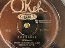 Okeh 8597 Louis Armstrong Hot Five WEST END BLUES 1928 78 rpm E-/V+ jazz classic