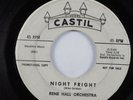 Instrumental Halloween Surf Popcorn 45 RENE HALL Night Fright CASTIL promo HEAR