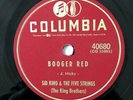 SID KING & THE FIVE STRINGS Booger Red Rockabilly 78 Columbia 40680