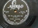 PINEY BROWN doo-wop 78 WHY DO I CRY OVER YOU THAT'S RIGHT BABY vg+ Apollo TB2190