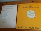 BBC transcription disc - magazine units 712