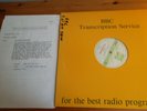 BBC transcription disc - magazine units 769 - general