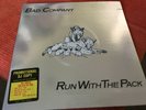 BAD COMPANY Run With The Pack  UNPLAYED PROMO WITH TIMING STRIP LP