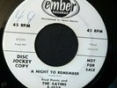 Fred Parris and the Satins- A Night To Remember/Senorita Lolira Ember 1038 VG+