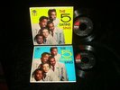 The 5 Satins 45 EP EMBER 102 The 5 Satins Sing Vol 2 & Vol 3 w/ PS Sleeve 2nd Pr
