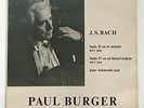 RARE SWISS PRIVATE ARCO LP PAUL BURGER BACH CELLO SUITE 2 & 4 MINT STOCK COPY