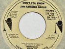 JAN HAMMER GROUP Don’t You Know NEMPEROR 45 jazz soul funk VG+ HEAR