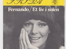 FRIDA (ABBA) - VERY RARE NORWAY 45/PS - FERNANDO 4283