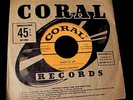 ROCKABILLY 45 JOHNNY BURNETTE Tear It Up/You're Undecided Original CORAL nice tc