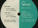 Emmanuel Top This Is A ... ? / Acid Phase WHITE TEXT Vinyl Single 12inch