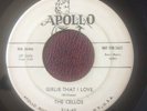 DOO WOP 45 CELLOS Apollo 516 DJ Girlie That I Love/The Be-Bop Mouse