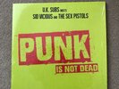 UK Subs & Sid Vicious & Sex Pistols - Punk Is Not Dead. Rare Ltd Edition Yellow 