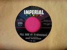 JIMMY McCRACKLIN - I'll See it Through - 45 rpm - Imperial 5955