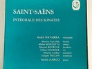 CALLIOPE 3LP BOX SET SAINT SAENS COMPLETE SONATAS NAVARRA D'ARCO BENEDETTO EX