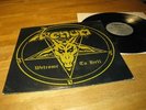 VENOM Welcome To Hell LP RARE 1985 Combat MX 8032 US Press SILVER LABELS |Sodom|