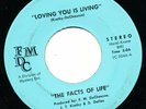 THE FACTS OF LIFE Loving You Is Living THINK ABOUT WHAT'S WRONG TODAY 45 VINYL