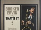 BOOKER ERVIN: That's It  LP (VG+ textured cover) rare Jazz