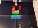 COLDPLAY SIGNED CHRIS MARTIN X&Y POSTER + 24X24 PANIC AT THE DISCO