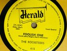 ROCKETEERS doowop 78 FOOLISH ONE GONNA FEED MY BABY POISON mint minus Herald TBX