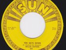SUN 255 orig Rockabilly 45 - MILLER SISTERS - Ten Cats Down / Finders Keepers