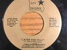Missouri Modern Soul-Boogie 45 NIGHTWIND Later For That STAR CITY HEAR