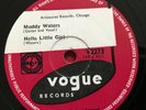 Muddy Waters 78 Vogue records EX Hello little girl, Long distance Call