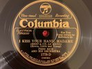 COLUMBIA 1778-D Fred Rich and his Orchestra 78rpm Yours Sincerely TESTED