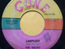 THE DELTAS Lamplight b/w Let me Share Your Dream DOO WOP 45 Gone 5010 2nd label