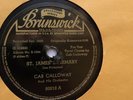 Cab Calloway 78rpm single 10-inch Brunswick Records #80018 ST. James Infirmary