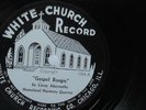 Leroy Abernathy 78rpm Single 10-inch White Church Records #1084 Gospel Boogie