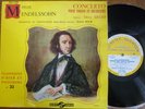 DEVY ERLIH - BOUR / MENDELSSOHN violin concerto / DUCRETET-THOMSON