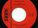Rare Rockabilly 45 - Johnny Shea & Country Pride - That's My Baby - Stone # 7205